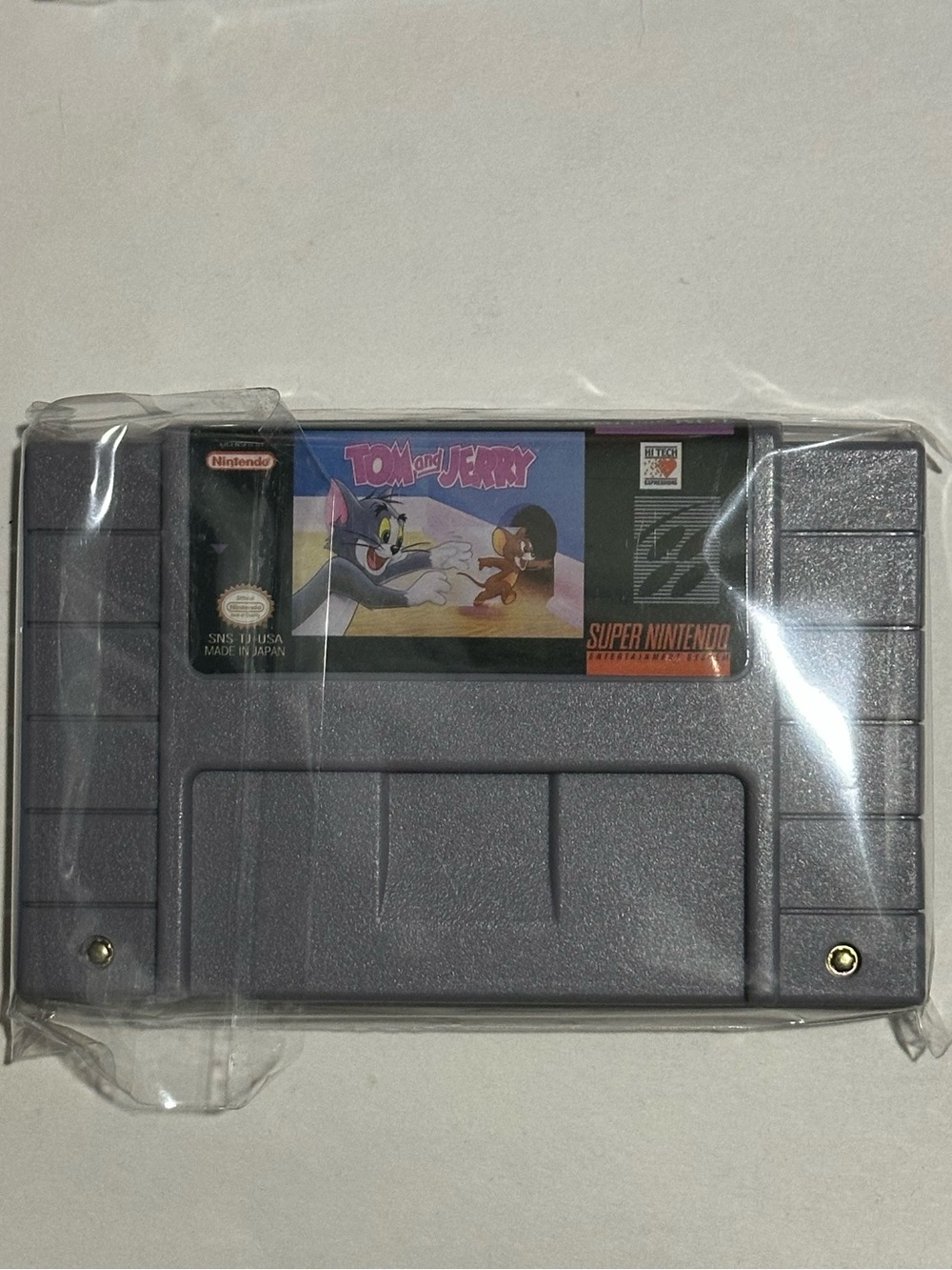 Super Nintendo Tom & Jerry Game Cartridge - Gray